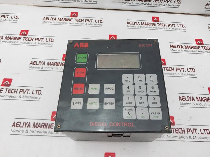 Abb Dicon Cma 112 Diesel Control Display Panel 3D De3 000 13 (Not Working) - Aeliya Marine Tech