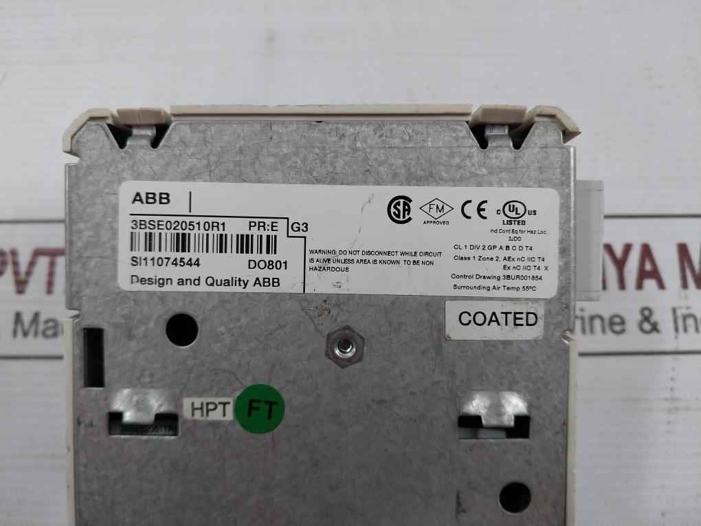 Abb Do801 Digital Output Module 24V 0.5A 3Bse020510R1
