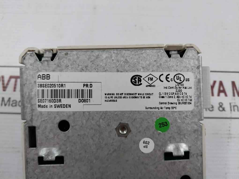 Abb Do801 Digital Output Module 24V 0.5A
