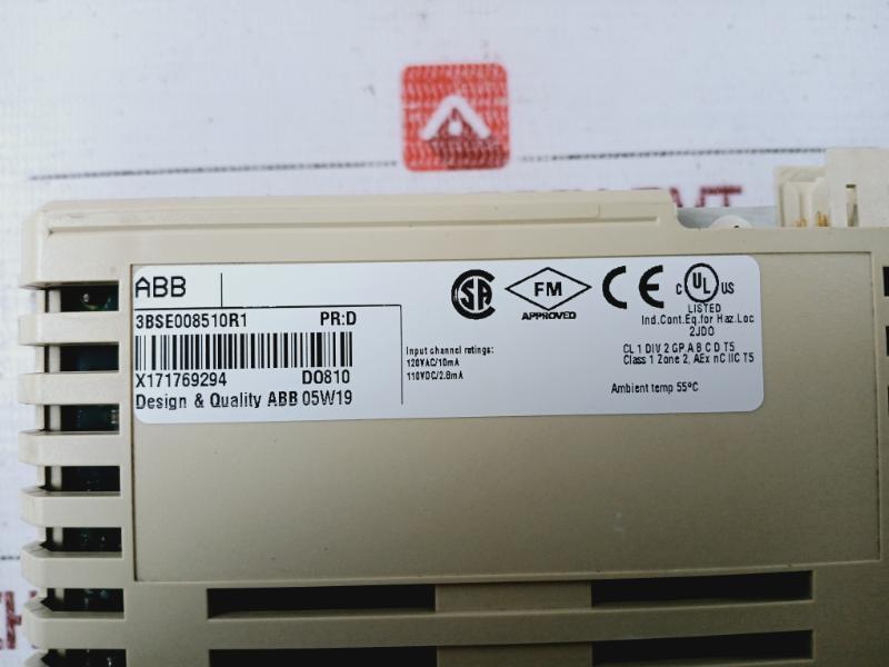 Abb Do810 3Bse008510R1 Digital Output Module 3Bse013230R1 Compact Mtu Tu810V1