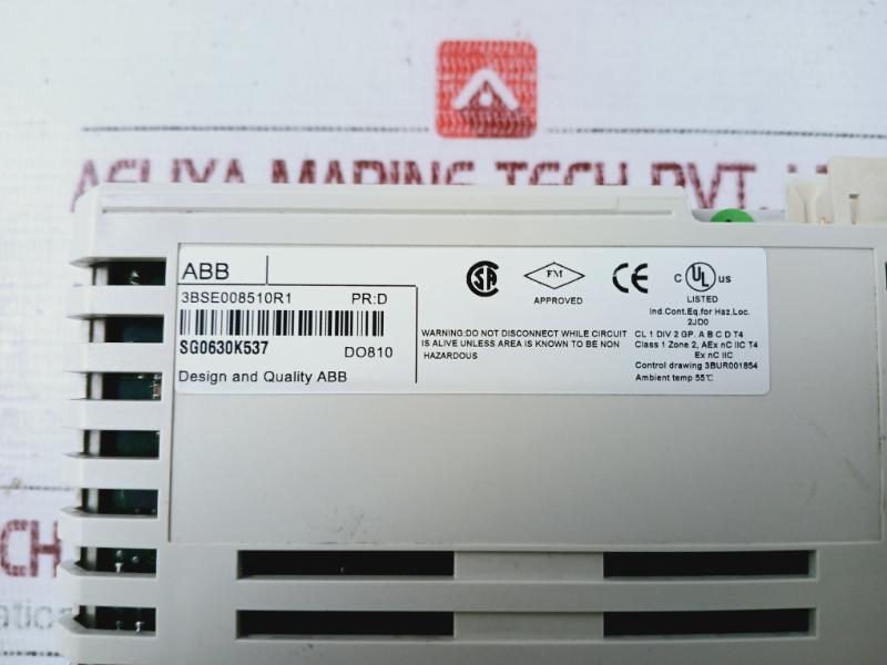 Abb Do810 3Bse008510R1 Digital Output Module Compact Mtu 3Bse013230R1 Tu810V1