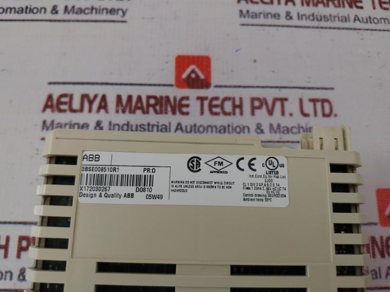Abb Do810 3Bse008510R1 Digital Output W/ Tu810V1 3Bse013230R1 Termination Unit