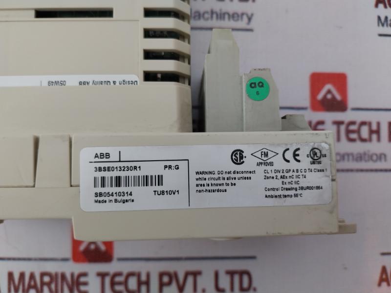 Abb Do810 3Bse008510R1 Digital Output W/ Tu810V1 3Bse013230R1 Termination Unit