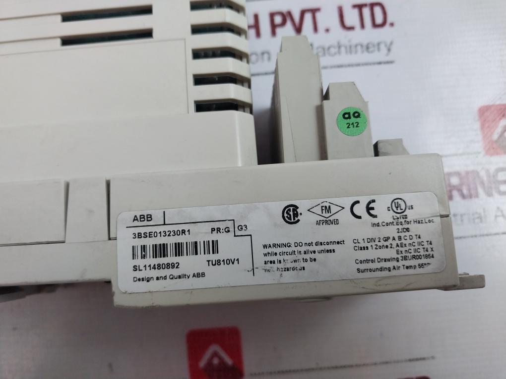 Abb Do810 Digital Output Module With Tu810V1 Compact Mtu 3Bse013230R1