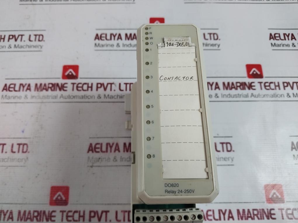 Abb Do820 3Bse008514R1 Digital Output Relay With Mtu 3Bse013231R1 Tu811V1
