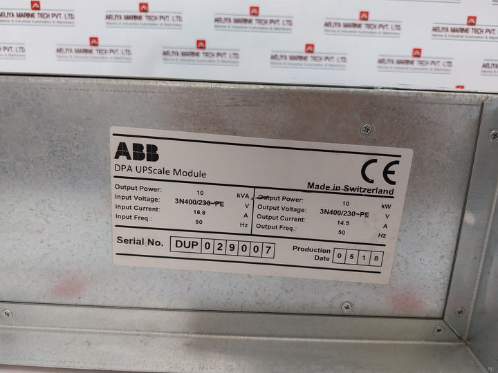 Abb Dpa Upscale Module 10 Kva 3N400/230V 16.6 A/14.5 A 50 Hz