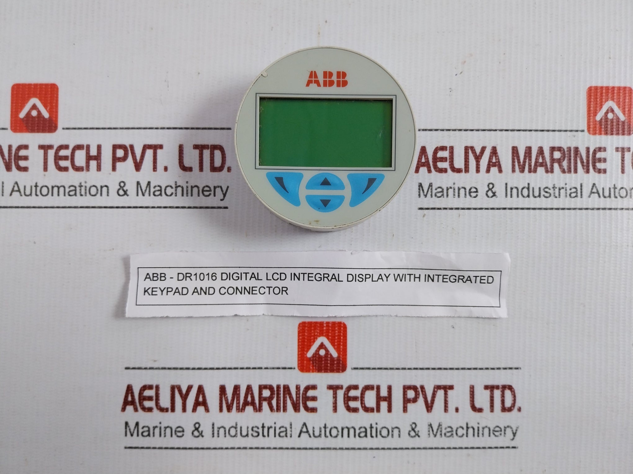 Digital Lcd Integral Display With Integrated Keypad & Connector Dr1016 Abb