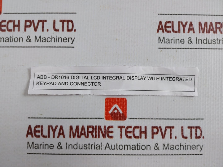 Digital Lcd Integral Display With Integrated Keypad & Connector Dr1016 Abb