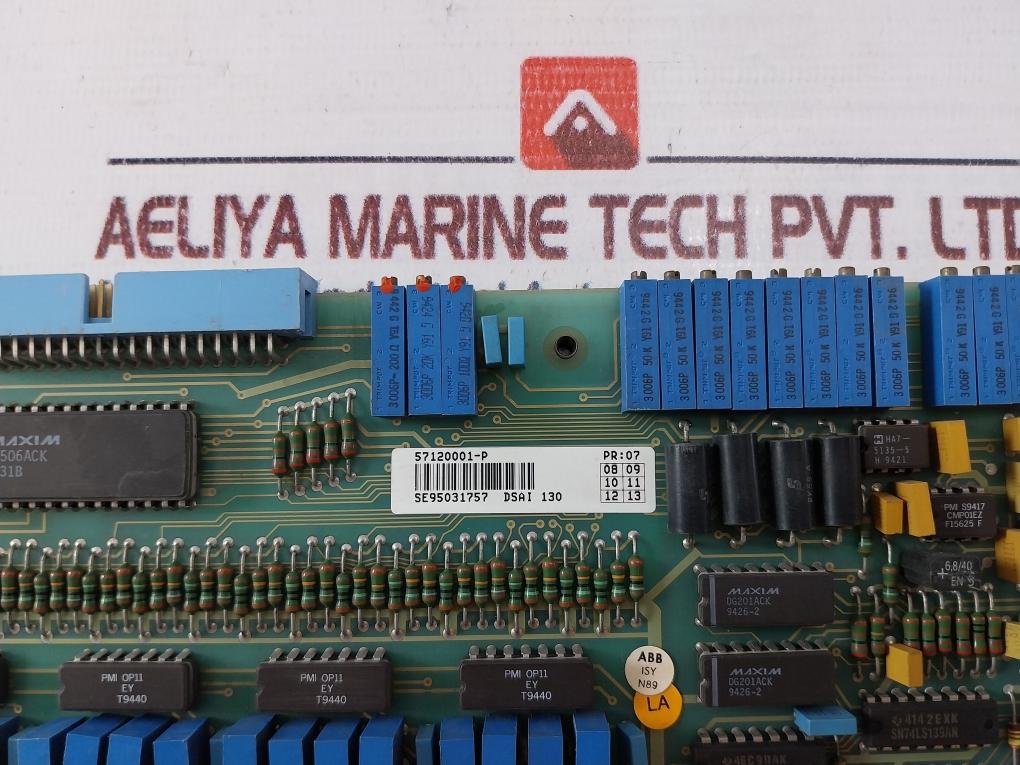 Abb Dsai 130 Analog Input Board 57120001-p Y49 9B9046