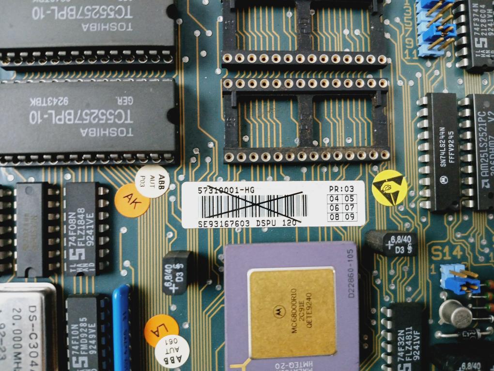 Abb Dsca 160A Communication Processor 57520001-gx