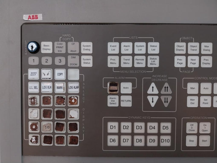 Abb Dsih 75Vp 57310290-rd Operator's Keyboard
