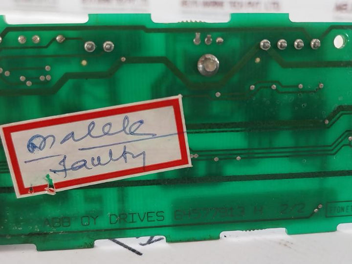 Abb Dsmb-02c Control Board Pcb Rev: G, 94v-0