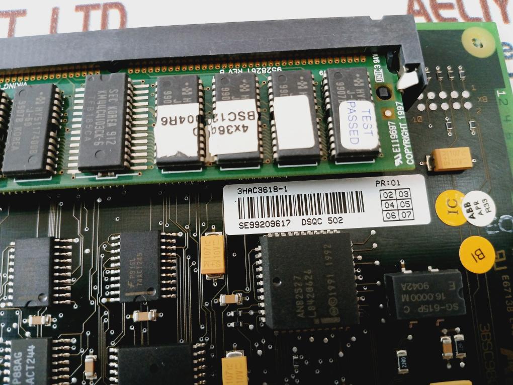 Abb Dsqc 502 I/O Computer Board 3Hac3618-1/ 3Bsc980050R47