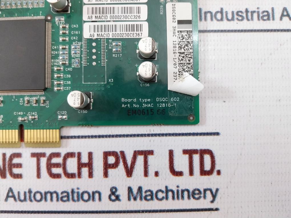 Abb Dsqc 602 Robot Com.Card