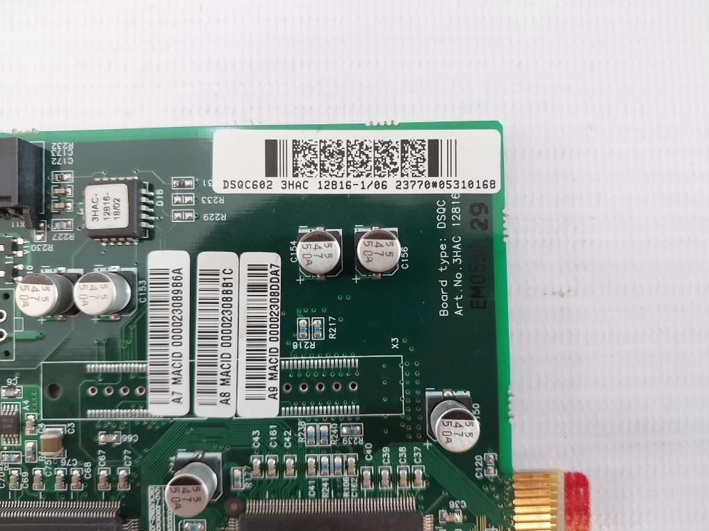 Abb Dsqc 602 Robot Communication Card 3Hac12816-1
