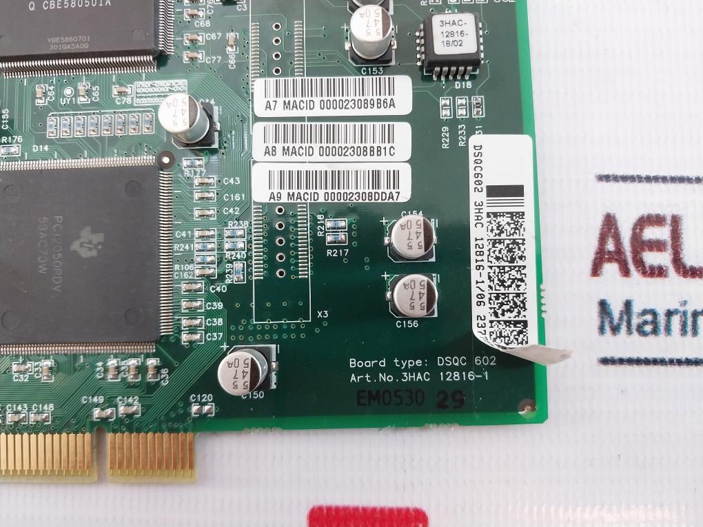 Abb Dsqc 602 Robot Communication Card 3Hac12816-1