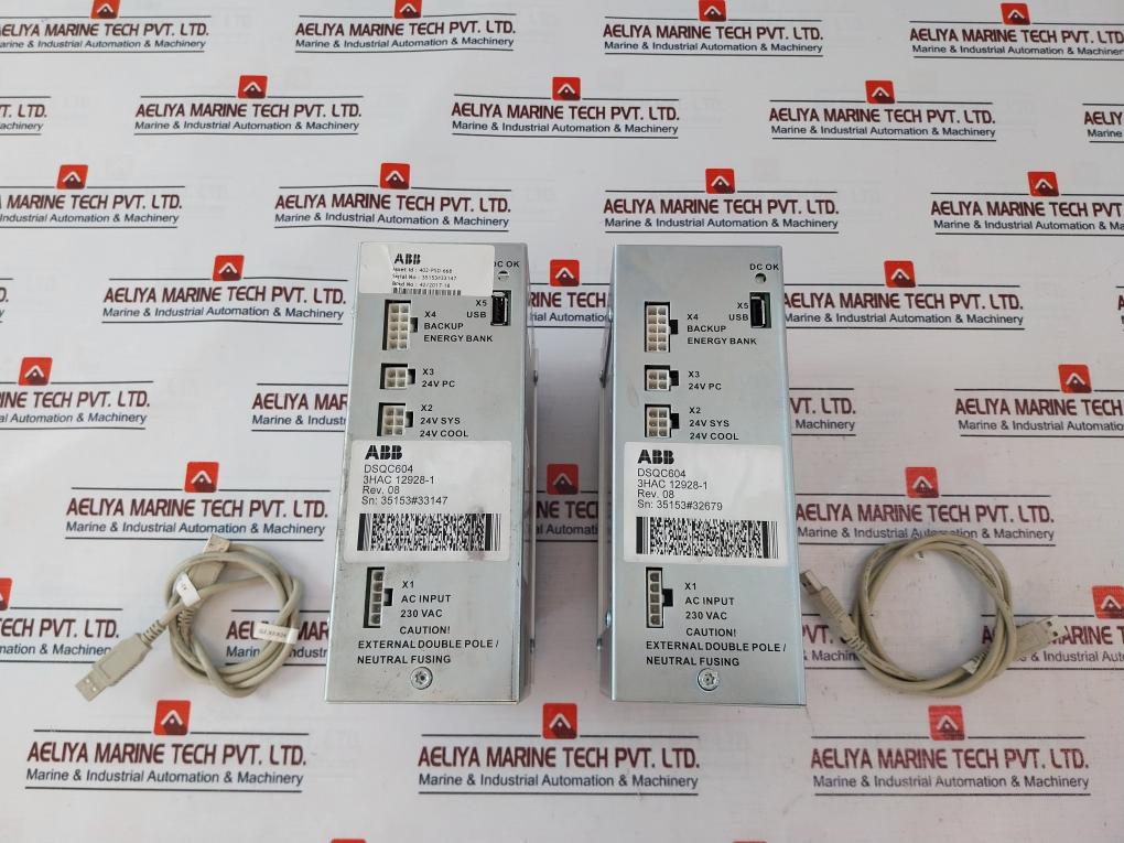 ABB DSQC604/ 3HAC 12928-1 Power Supply 230Vac 50/60Hz