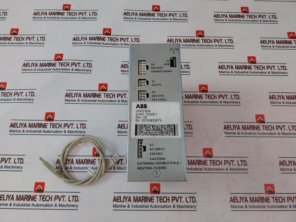 ABB DSQC604/ 3HAC 12928-1 Power Supply 230Vac 50/60Hz