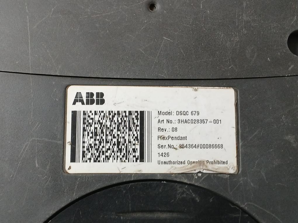 Abb Dsqc 679 Teach Pendant Rev.08