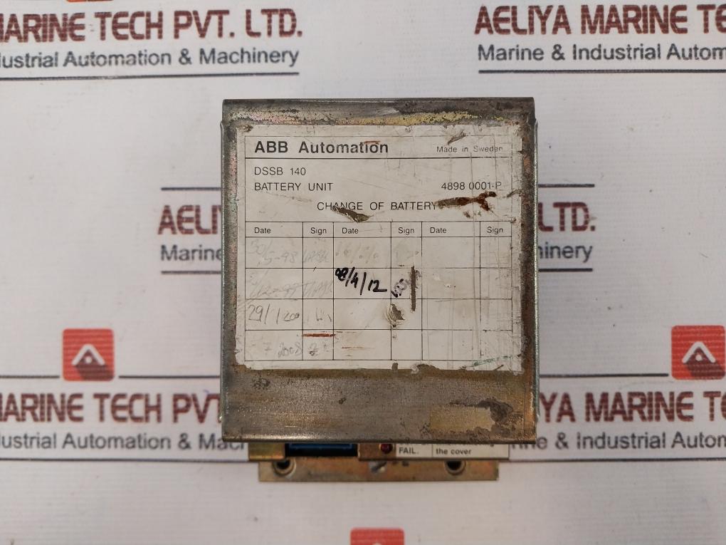 Abb Dssb 140 Battery Unit 4898 0001-p