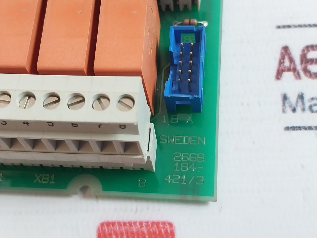 ABB Dstd 306 Connection Board