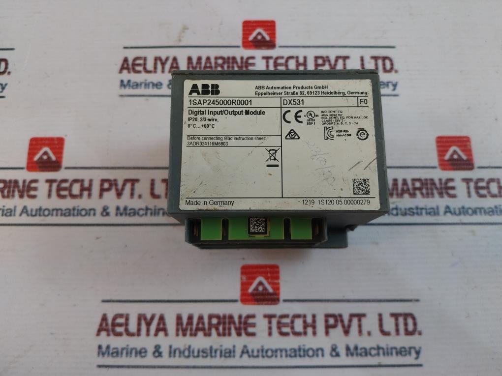 Abb Dx531 Digital Input/Output Module 1Sap245000R0001