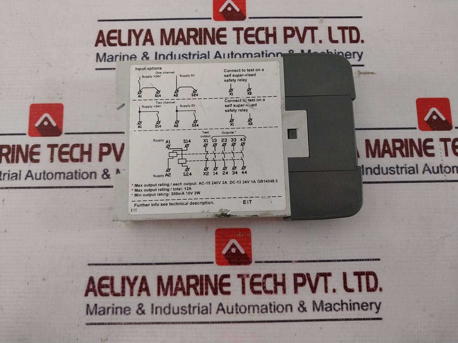 ABB E1T 0S Safety Expansion Relay 2TLA010030R0000 24VDC