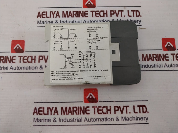 ABB E1T 0S Safety Expansion Relay 2TLA010030R0000 24VDC