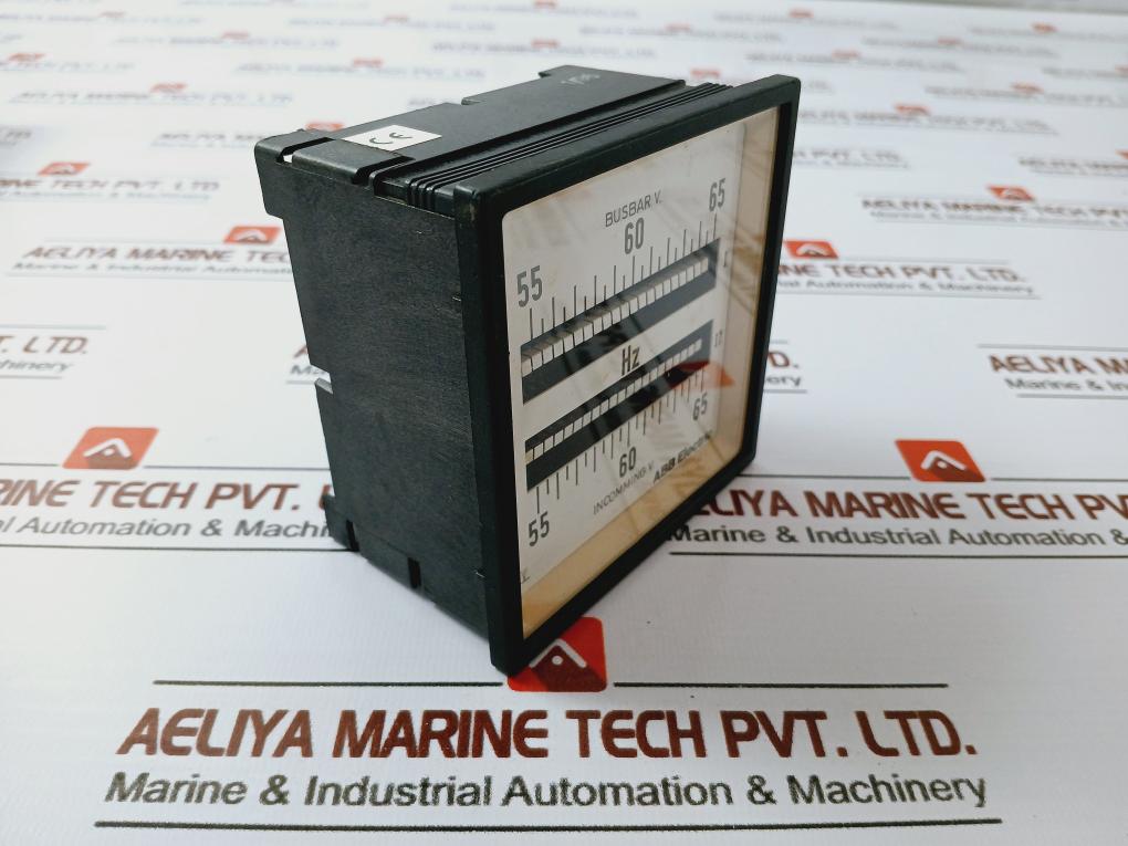 Abb Electric 55-65 HZ Frequency Meter 2 X 110V