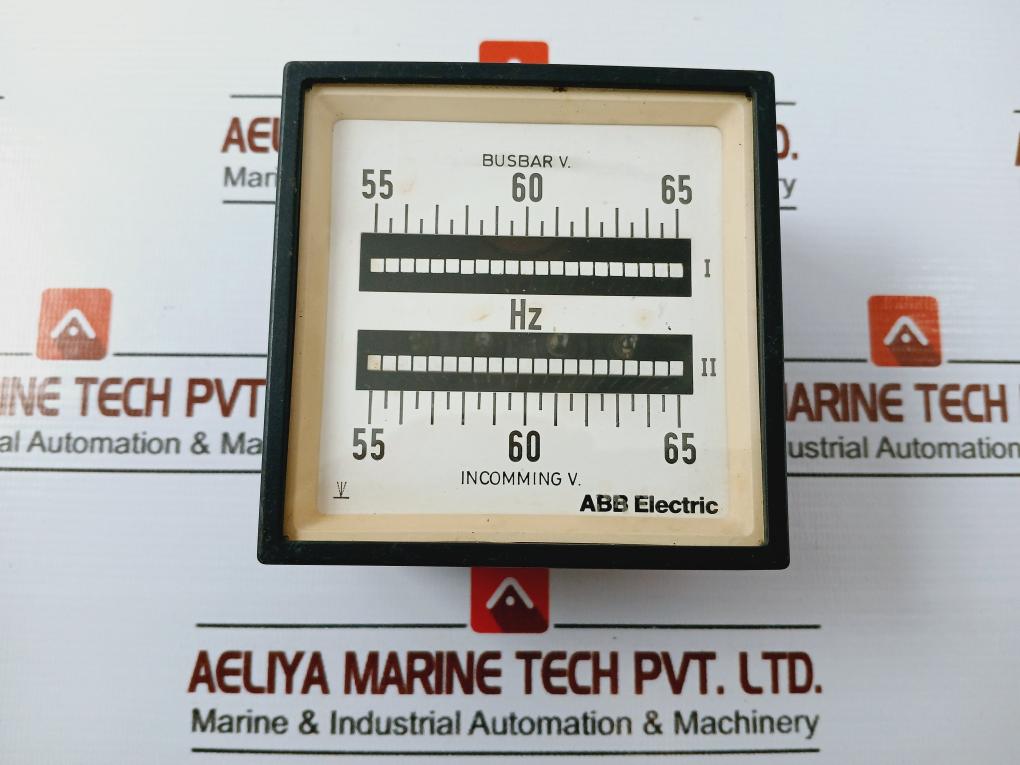 Abb Electric 55-65 HZ Frequency Meter 2 X 110V