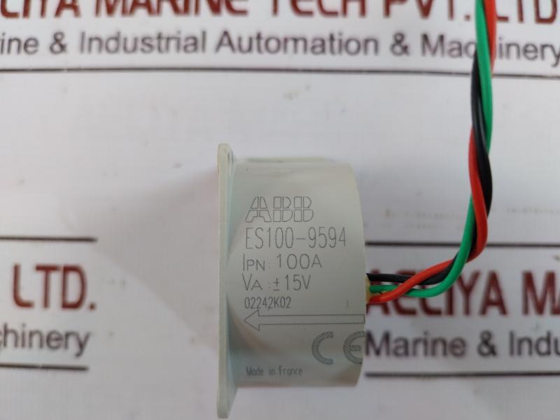 Abb Es100-9594 Current Transformer Sensor, 100A