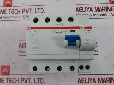 Abb F204 A Ap-r Residual Current Circuit Breaker Q122I 2Csf204401R1250 230502 2C
