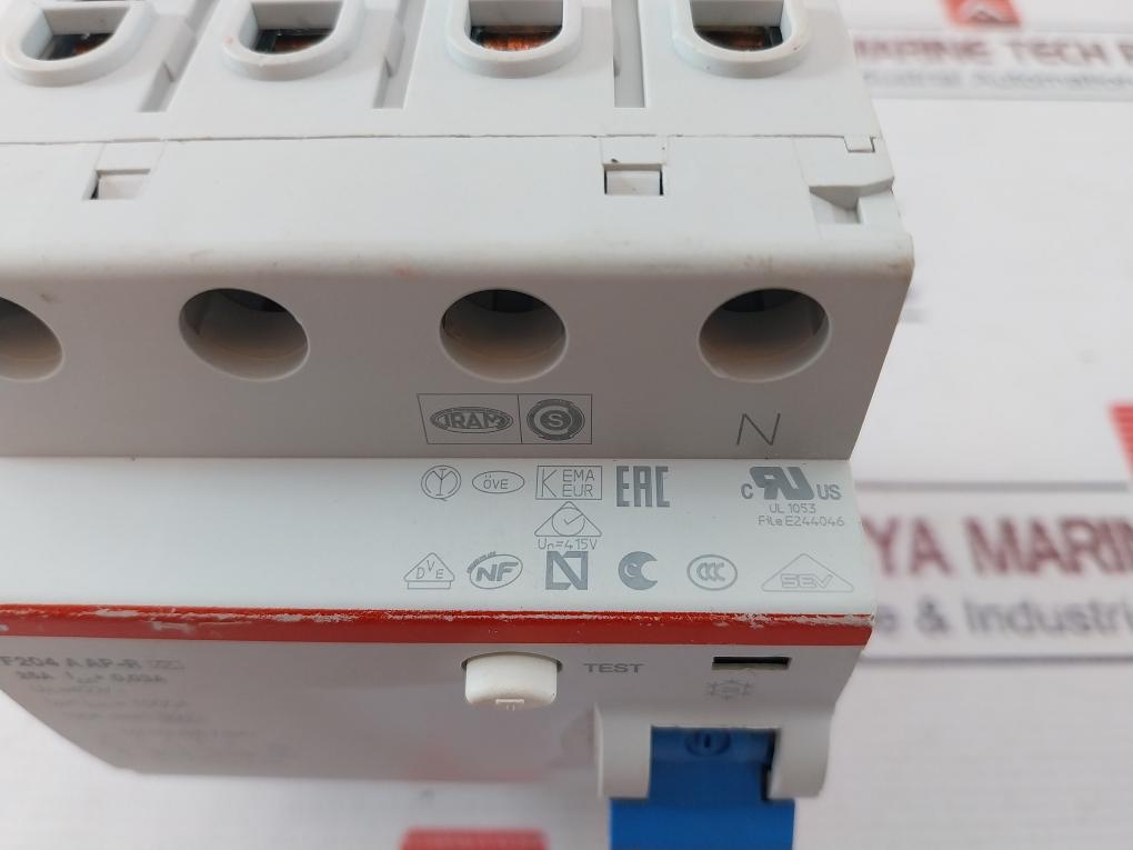 Abb F204 A Residual Current Circuit Breaker 2Csf204401R1250 Un= 400V