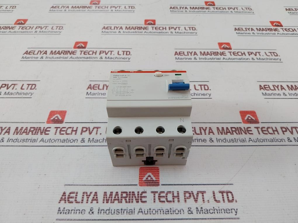 Abb F204 A Residual Current Circuit Breaker 2Csf204401R1250 Un= 400V