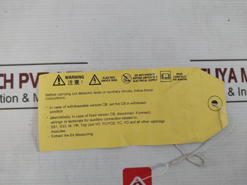 Abb Fa1C Formula Air Circuit Breaker 24Vdc 50-60Hz 800A 12Kv 400V