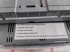 Abb Fa1C Formula Air Circuit Breaker 24Vdc 50-60Hz 800A 12Kv 400V