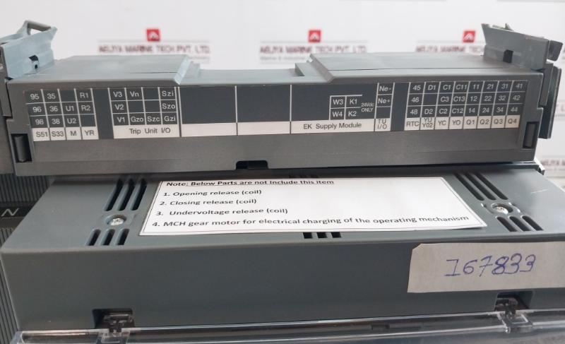 Abb Fa1C Formula Air Circuit Breaker 24Vdc 50-60Hz 800A 12Kv 400V