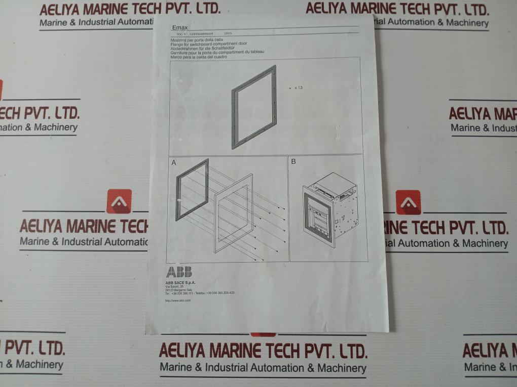 Abb Flange For Switchboard Compartment Door