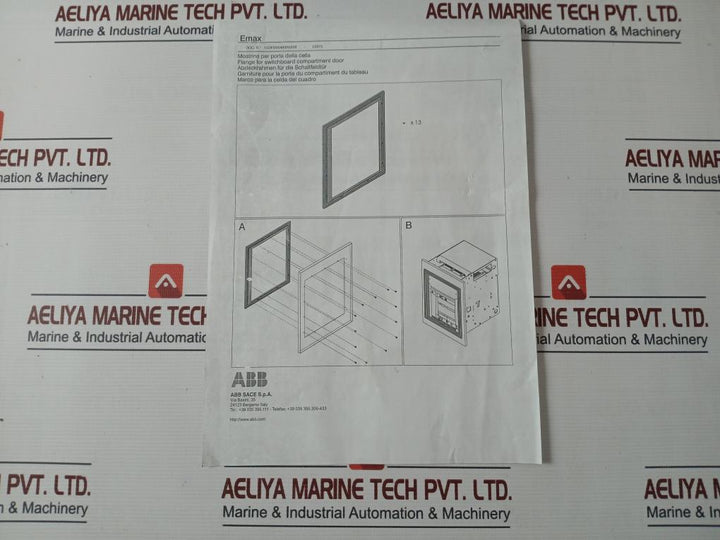 Abb Flange For Switchboard Compartment Door