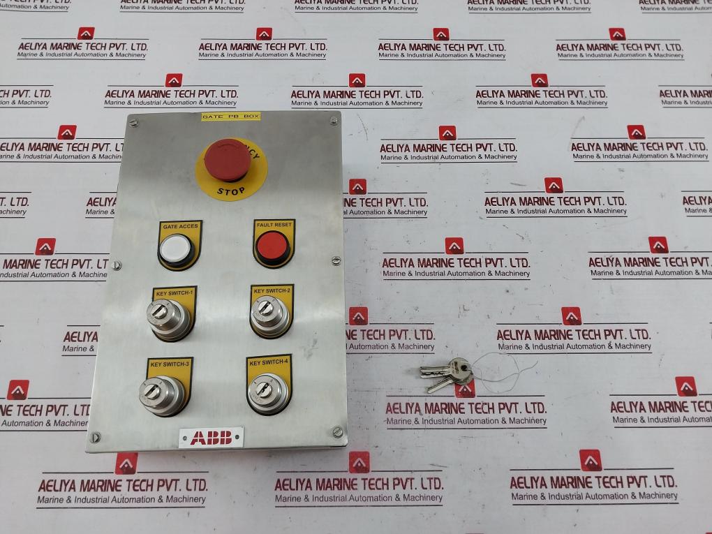 Abb Gate Pb Push Button Box 230Vac/8A 201939100 3Sb5400-0B 3Sb5400-0C