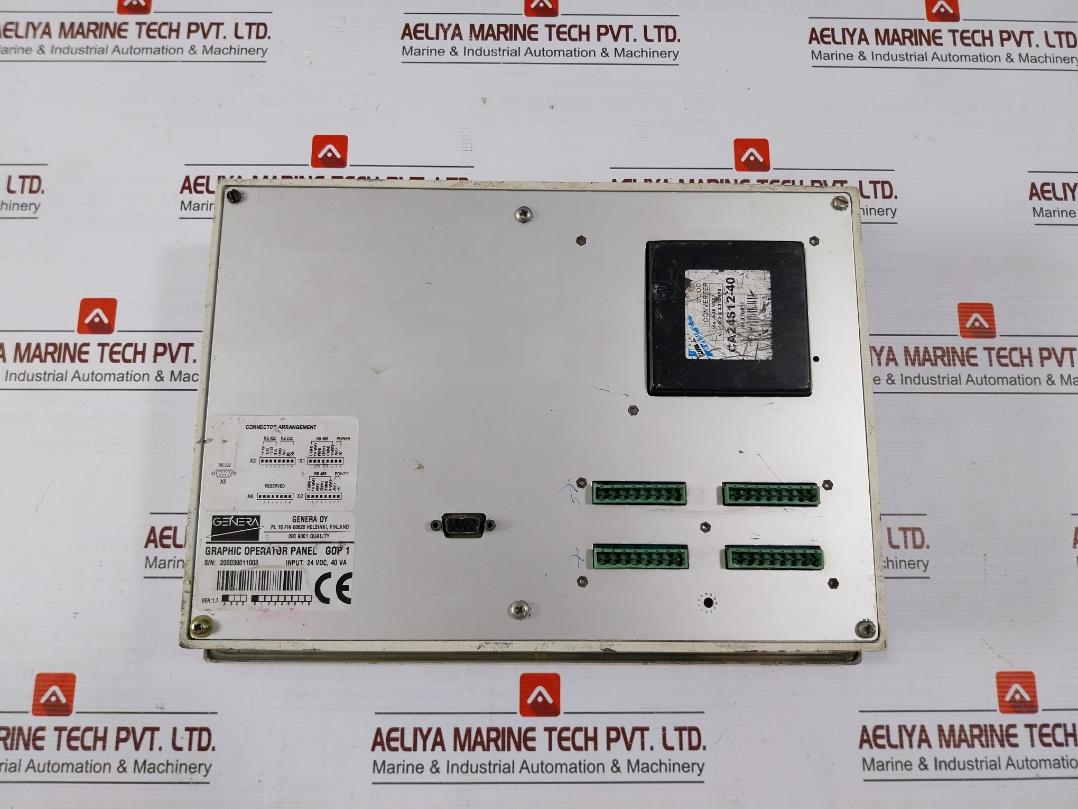 Abb Gop 1 Graphic Operator Panel 24 Vdc, 40Va Ver: 1.7 Output: 12 @ 3.3 Amps