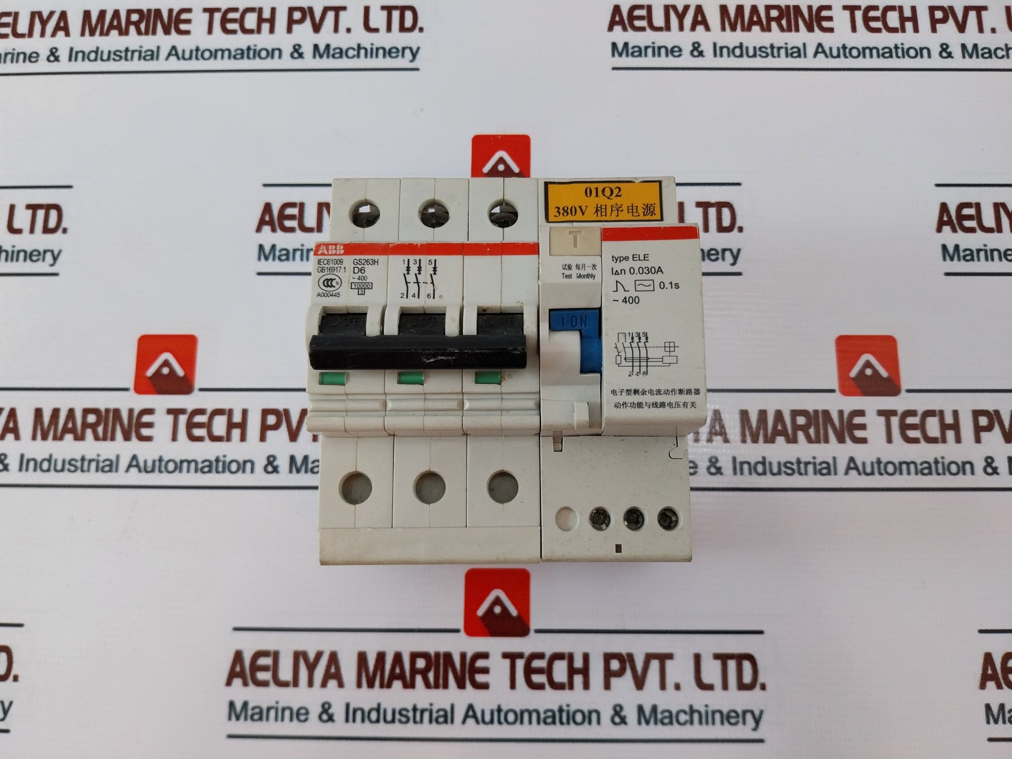 Abb Gs263H-d6 Type Residual Current Protection 380V 0.1S