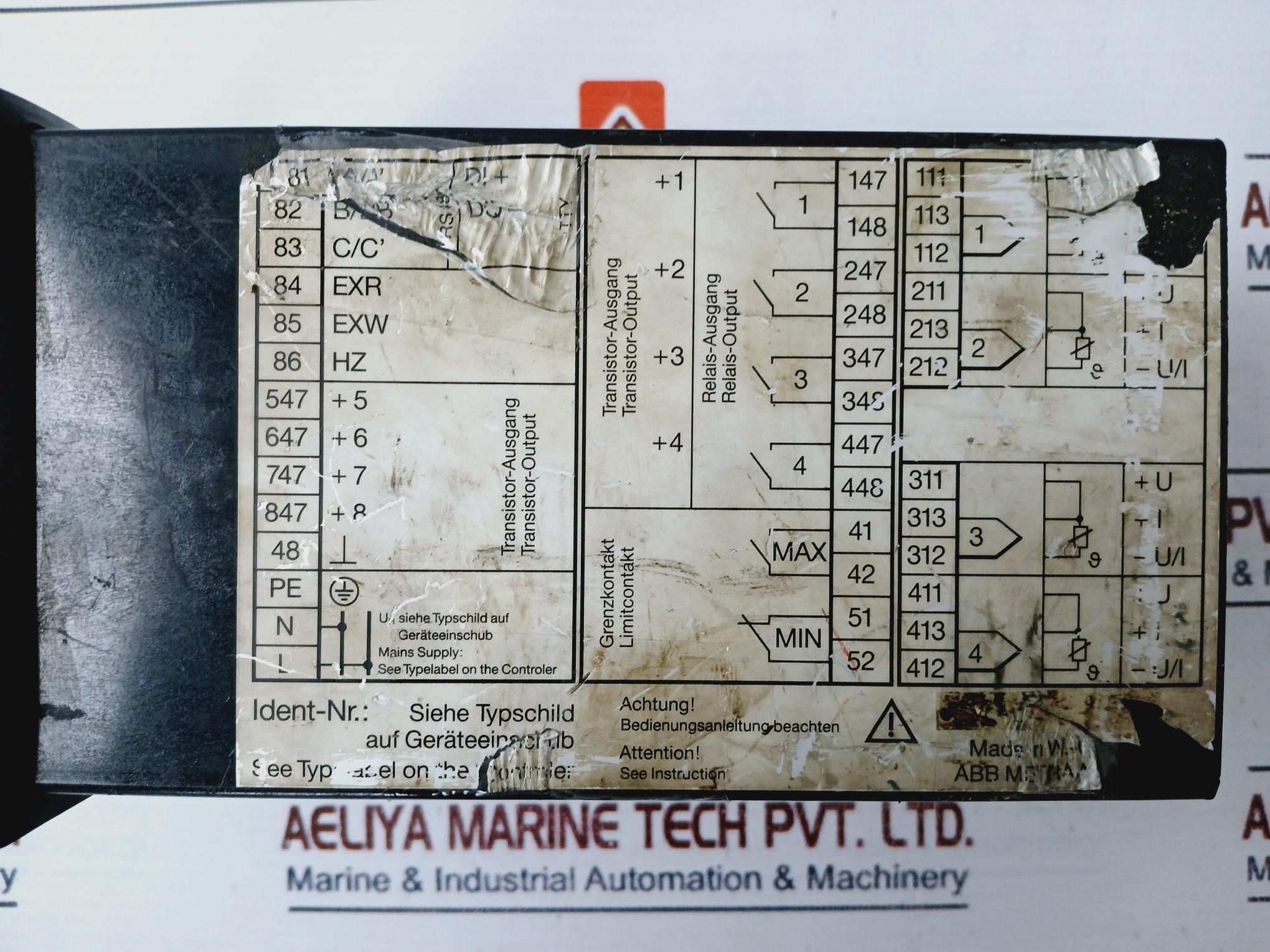 Abb Gtr0300 Multi-channel Temperature Controller