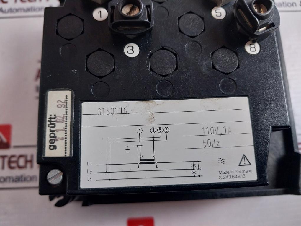 Abb Gts0116 Panel Meter 50hz 110v 1a