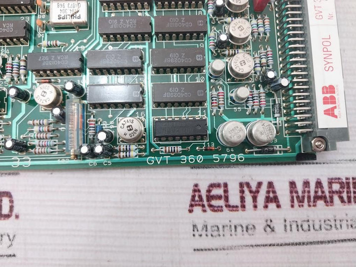 Abb Gvt 360 5796 Pcb Card Swe0005800029