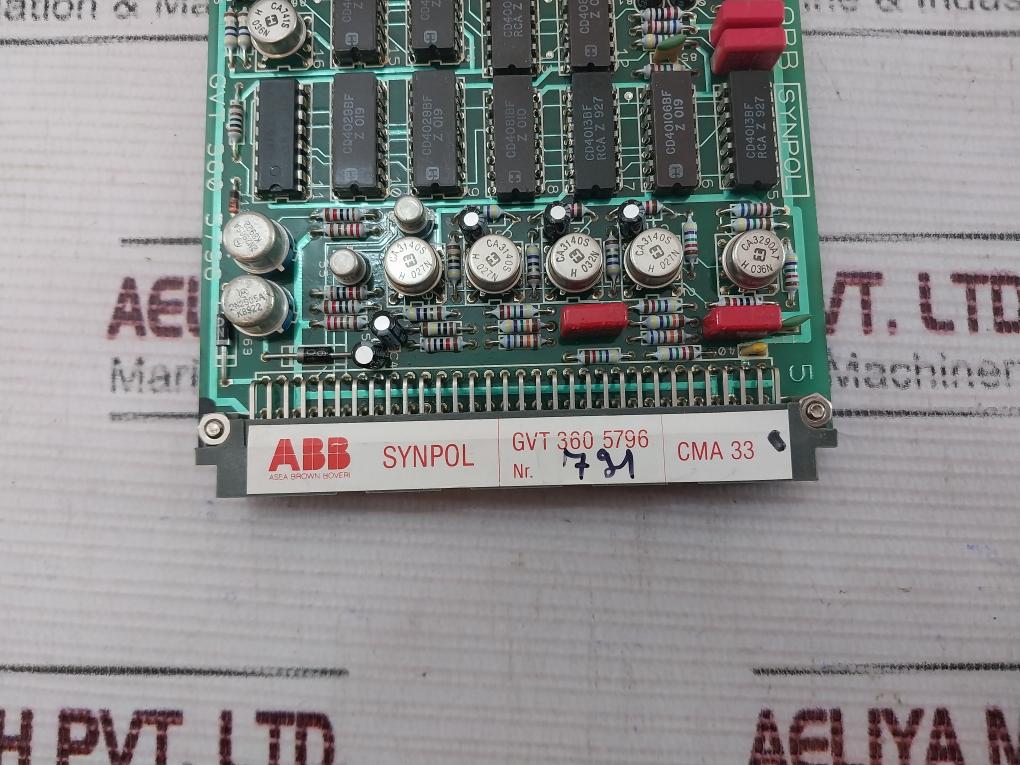 Abb Gvt 360 5796 Pcb Card Swe0005800029