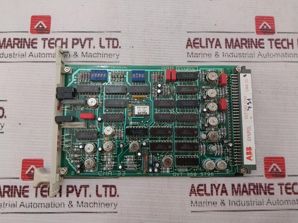 Abb Gvt 360 5796 Pcb Card Swe0005800029