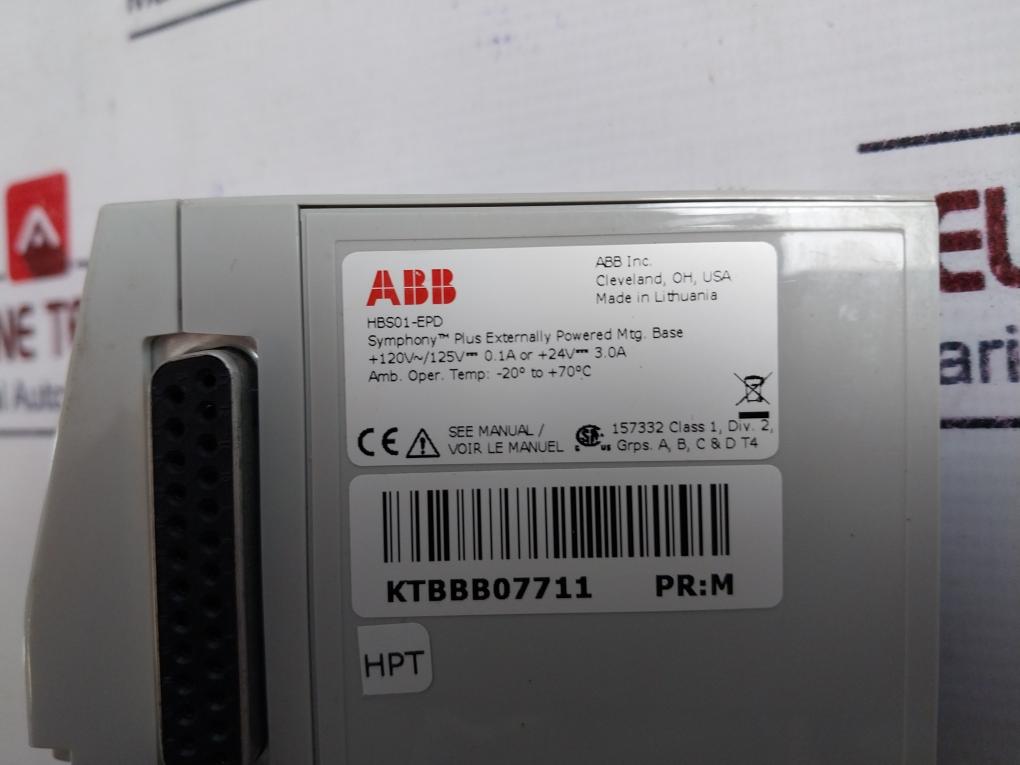 Abb Hbs01-epd Module Termination Unit