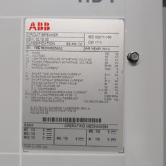 Abb Hd4/ 12.12.32 Mv Circuit Breaker Medium Voltage Gas Insulated Sf6