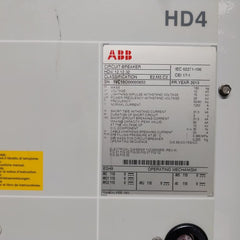 Abb Hd4/ 12.12.32 Mv Circuit Breaker Sf6 Medium Voltage Gas Insulation